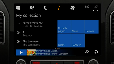 Microsoft infotainment system