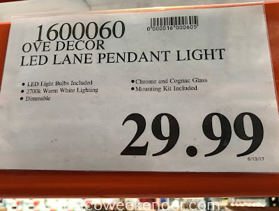 Deal for the Ove Decors LED Lane Pendant Light at Costco