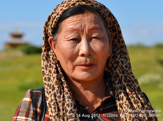 people, portrait, headshot, street portrait, Mongolia, Karakorum, Mongolian woman