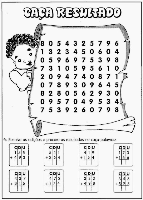 Matemática 3 ano fundamental atividades