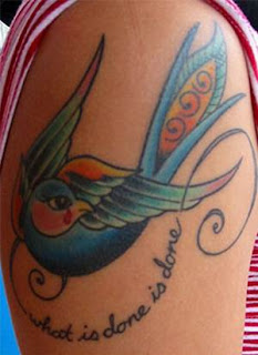 Swallow Tattoo, Tattooing