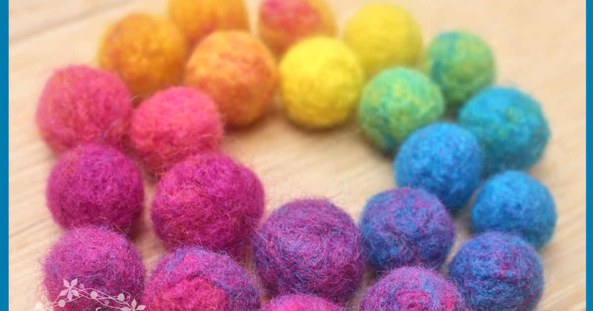 felted balls of love {aka DIY craspedia} * sparkle living blog