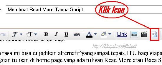 Cara Mudah Membuat Read More Tanpa Script