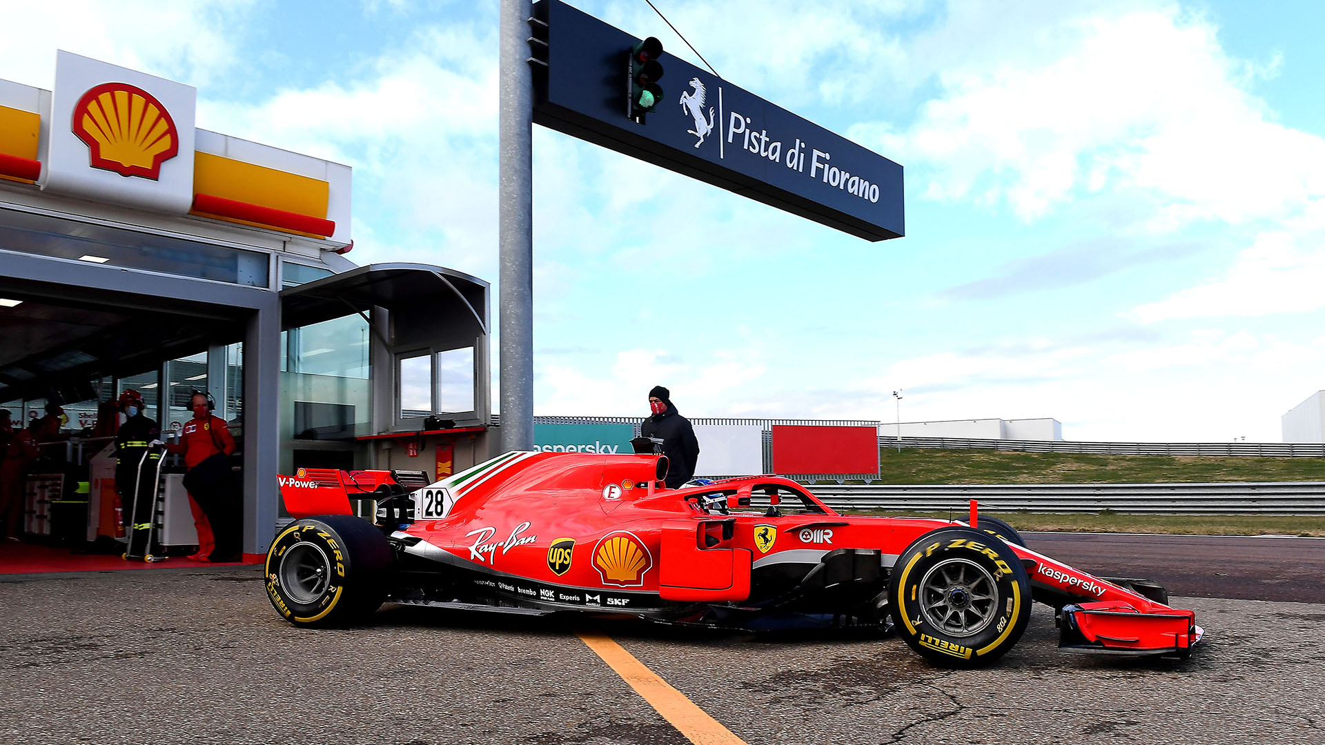 Fórmula 1: Charles Leclerc completó su primera jornada de pruebas en 2021 en Fiorano