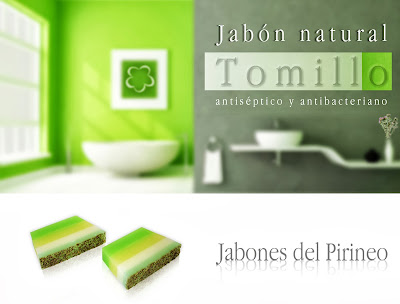 Jabón Natural de Romero, Tomillo y Hierbabuena