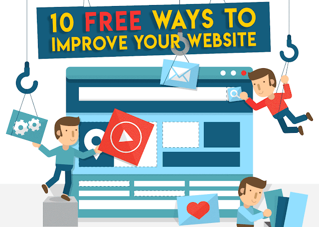 how to improve your website for free