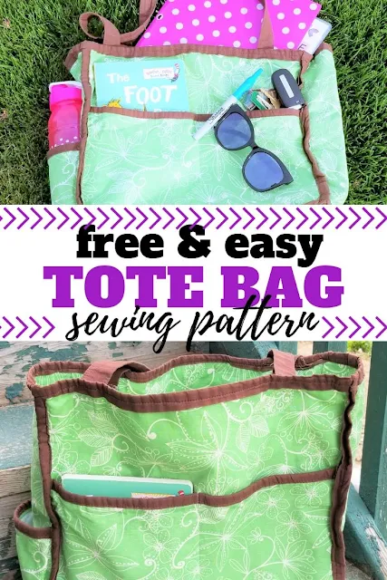 Learn how to make a tote bag with this simple step by step tutorial.