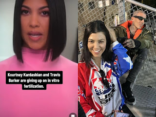 Kourtney Kardashian speaks about her giving up on her fertilization