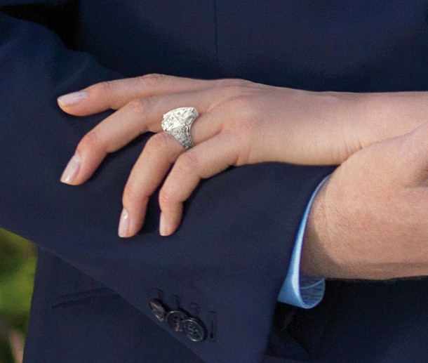 Charlene Wittstock's whopper of a pearshaped diamond engagement ring set me