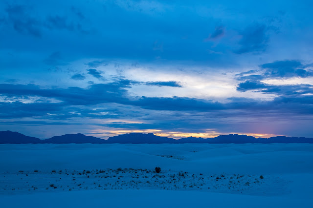 White Sands National Monument, Sunset