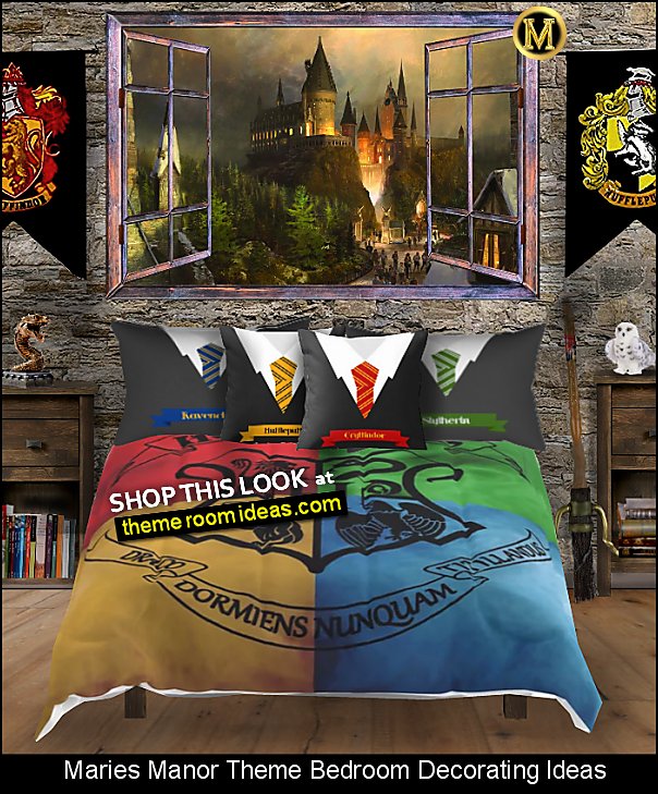 harry potter bedding harry potter bedroom decor harry potter pillows harry potter wizard castle mural