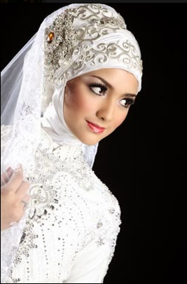 10 Model Hijab Modern untuk Pengantin Terbaru 2015