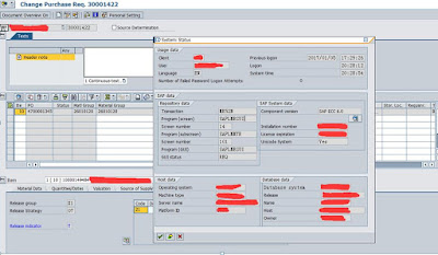 Add a Custom Screen on Purchase Requisition Header By Replacing Standard GUI Status