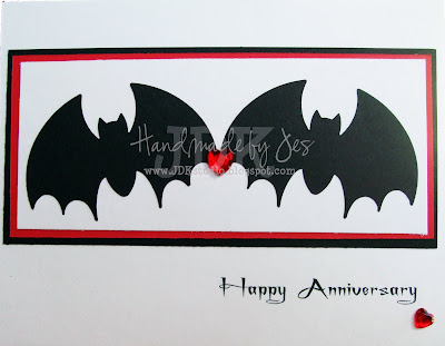 JDK Studio: Happy Anniversary - Bat Card