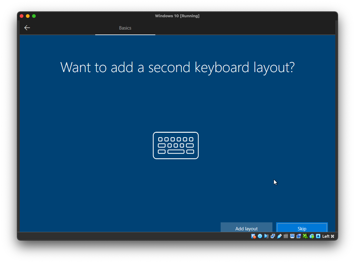 Cara Install Windows 10 di VirtualBox - Konfigurasi keyboard kedua