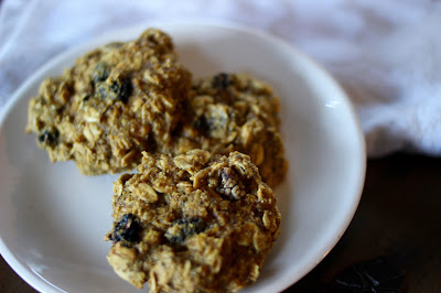 pumpkin mulberry cookies