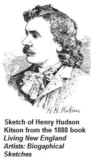 1888 sketch of Henry Hudson Kitson