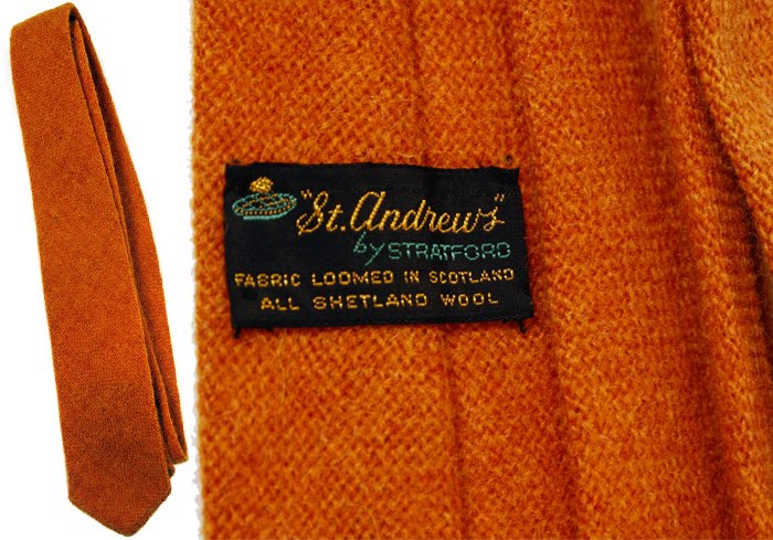 orange wool knit