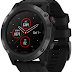  Garmin Unisex fenix® 5x Plus Black Silicone Strap Smart Watch 51mm