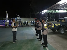 Personel Polsek Jawilan Polres Serang Laksanakan Apel Malam dan Sispam Mako