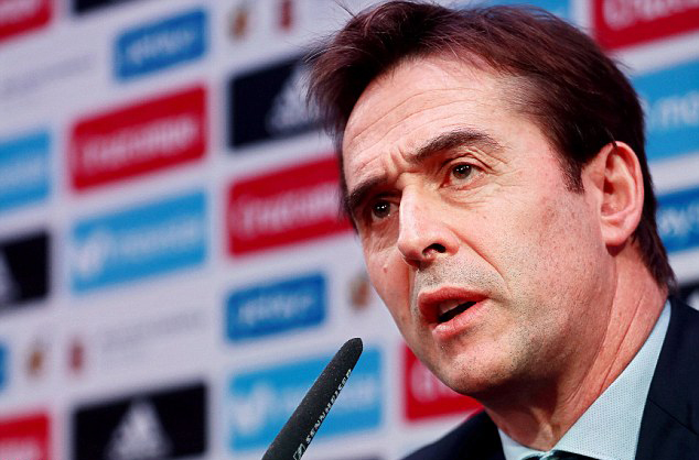 Pelatih timnas Spanyol, Julen Lopetegui