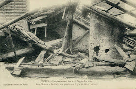 NANCY (54) - Cartes postales des bombardements des 9-10 septembre 1914