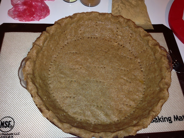 Press a fork into the bottom and edges of pie crust so it will bake evenly #dreamsmorerealthanreality 