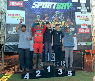 MOTOCROSS: PILOTO DE MANOEL RIBAS CONQUISTA PÓDIO EM TRÊS CATEGORIAS DIFERENTES