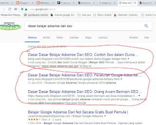 belajar seo untuk posisi 1 google