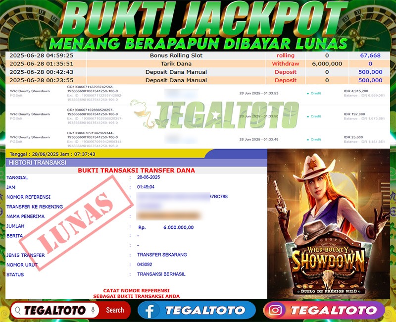 Bukti Jackpot