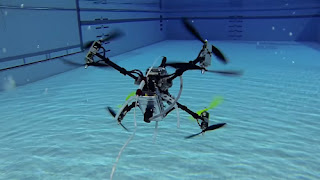 Waterproof Splash Drone for underwater video shoot