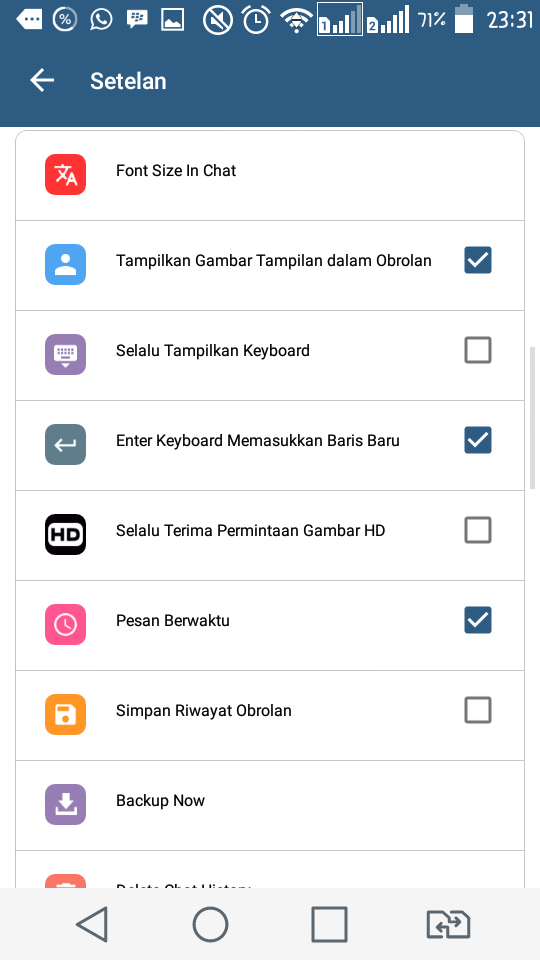 Cara Menampilkan Tombol ENTER di BBM Android  Download Game MOD APK Android