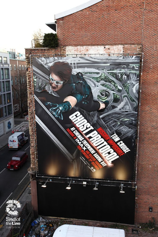 Giant Mission Impossible 4 wall mural