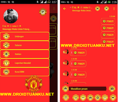 Download BBM Mod MU (Manchester United)