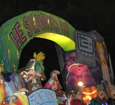 as a Mardi Gras Float