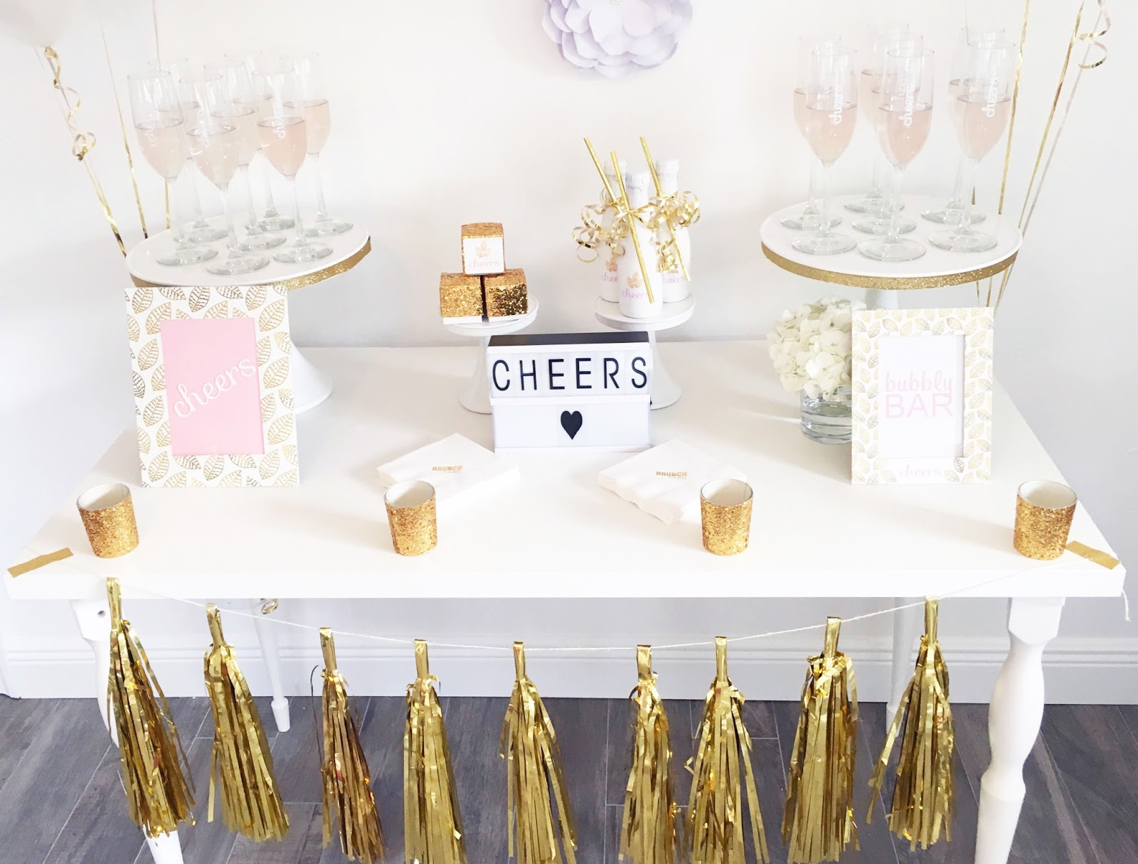 White and Gold Bridal Shower | Celebration Stylist | Popular Party