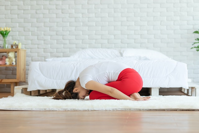 Yoga Pose For Relaxation: Modified Child's Pose