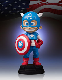 Captain America Mini Marvel Statue by Skottie Young & Gentle Giant