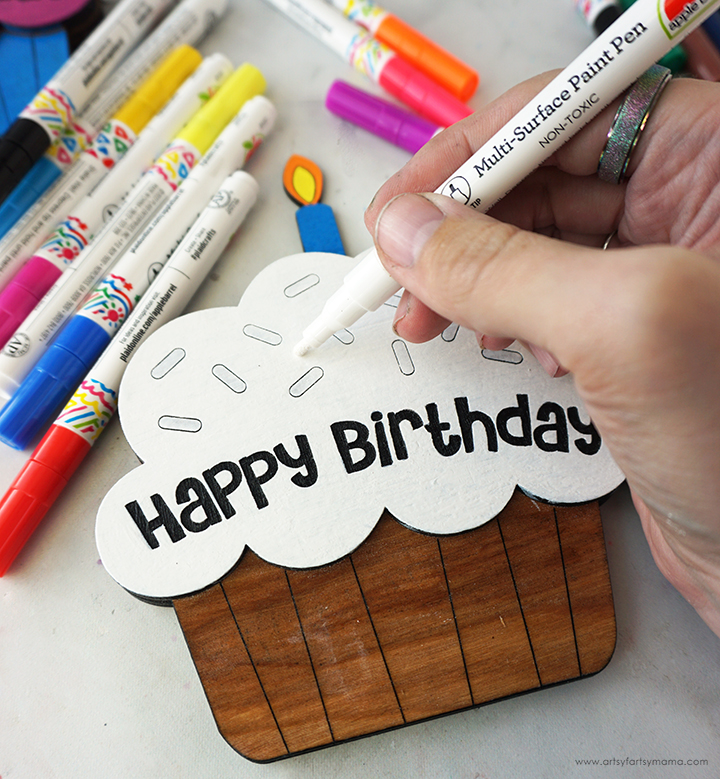 Birthday Cupcake Gift Card Holder