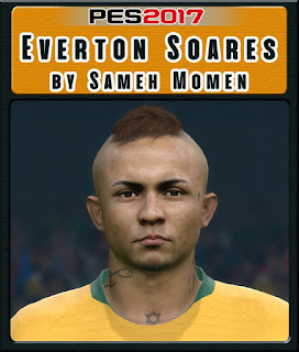 PES 2017 Faces Everton Soares by Sameh Momen