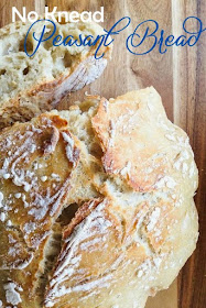 Super Easy No Knead Peasant Bread