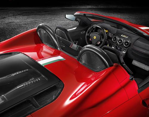  510 hp 8500 rpm Scuderia Ferrari Spider 16M to accelerate from 060 mph 