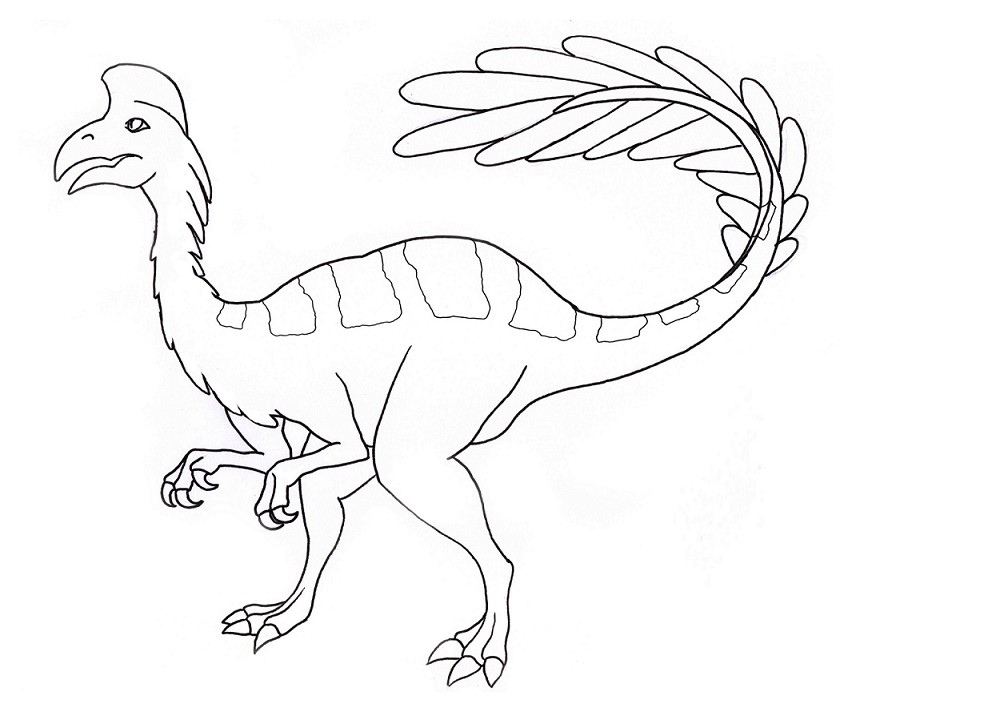 Mewarnai Sketsa Gambar Dinosaurus Lucu  Terbaru KataUcap