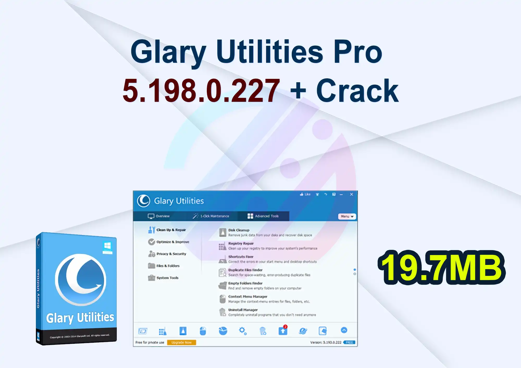 Glary Utilities Pro 5.198.0.227 + Crack