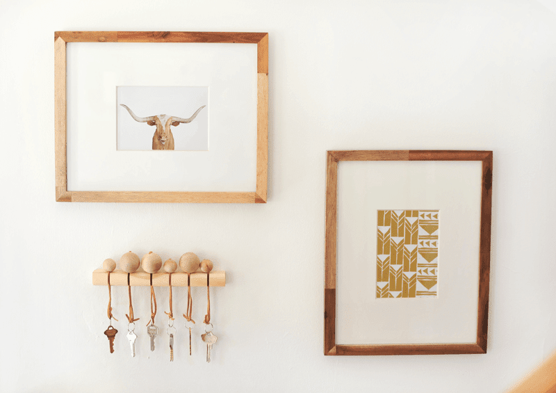 DIY Modern Wood Key Holder Tutorial