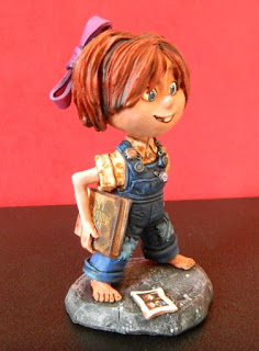 Ellie up orme magiche i statuette sculture action figure personalizzate fatta a mano da colorare