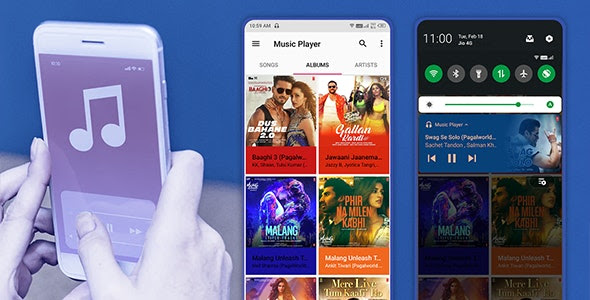 Music Player v1.0 - Android Music Player Source Code Free Download