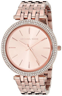 MICHAEL KORS Darci Rose Gold Dial Pave Bezel Ladies MK3192