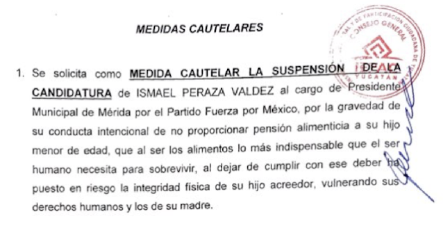 Solicita Morena al IEPAC suspenda la candidatura de Ismael Peraza