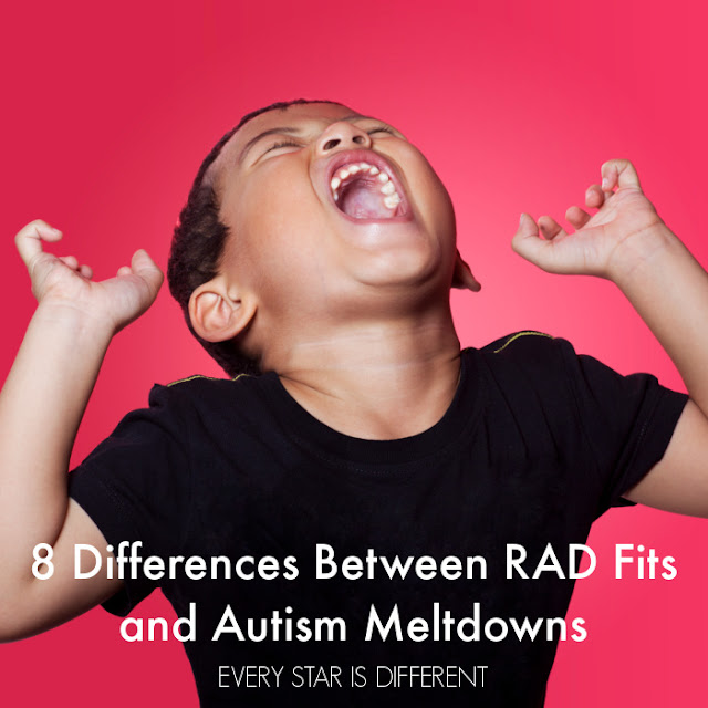 8 Differences Between RAD Fits and Autism Meltdowns